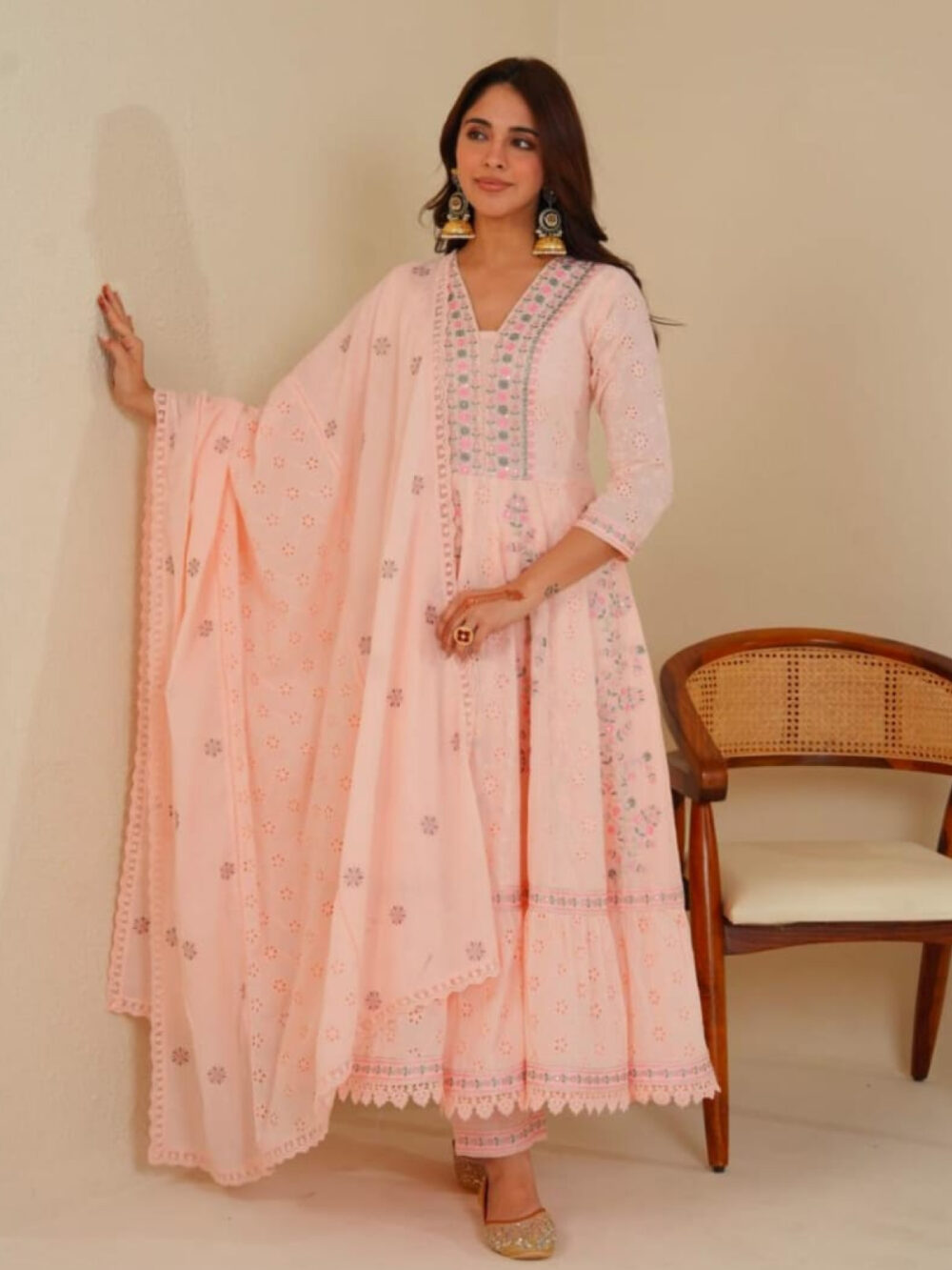 Blush Noor Anarkali Ensemble