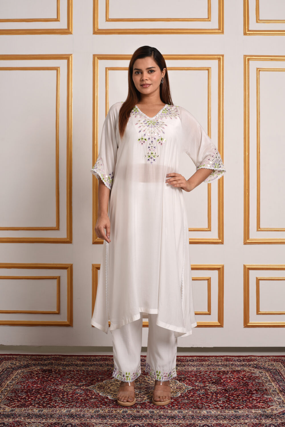 Iris – Pastel Mosaic Kurta