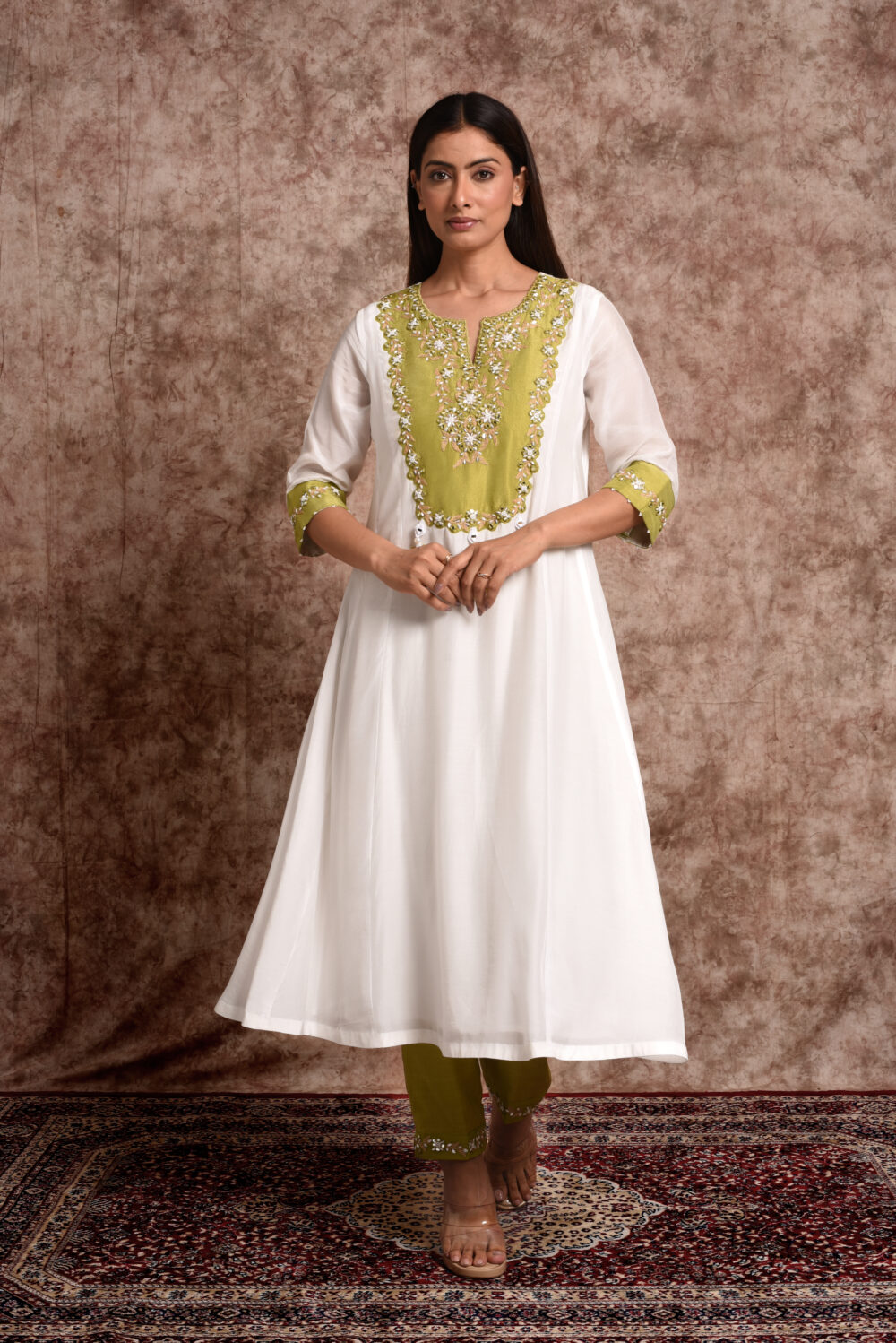 Sage Flora – Pearl Drop Ivory Set