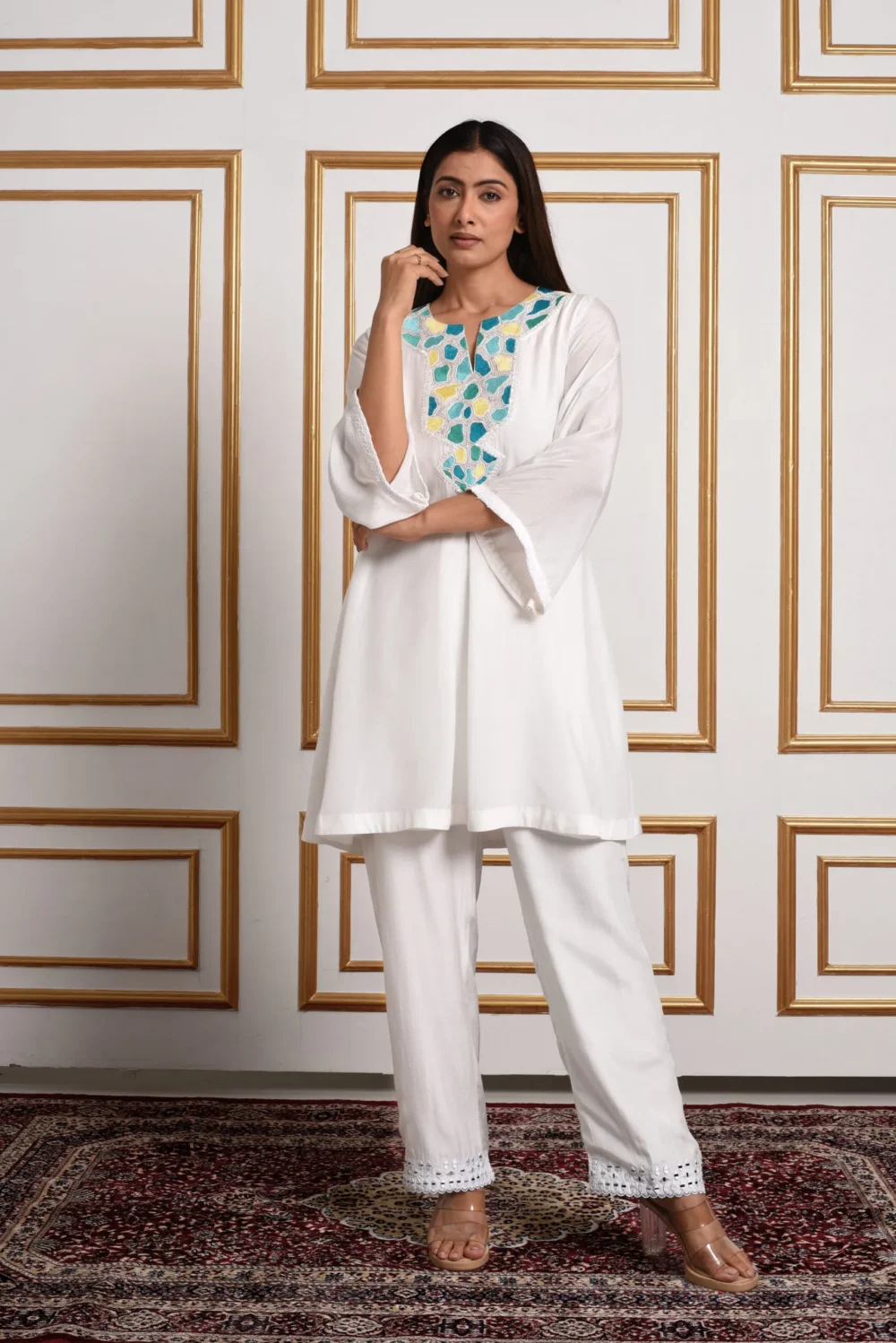 Amaltas – Gilded Bloom Kurta Set