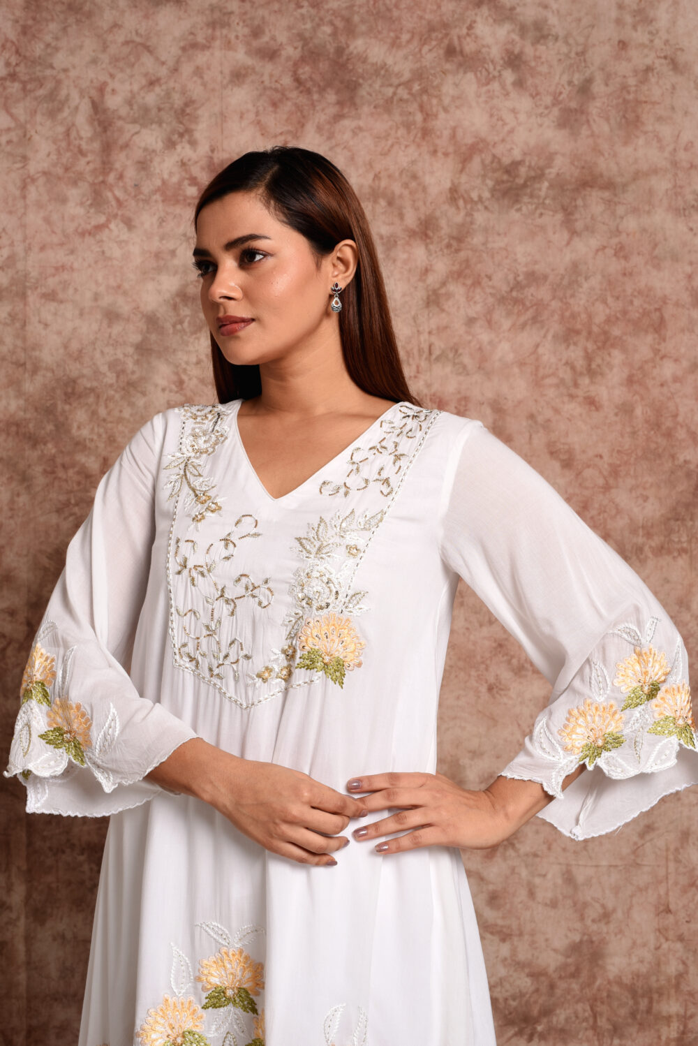 Zora – Peach Blossom Asymmetric Set