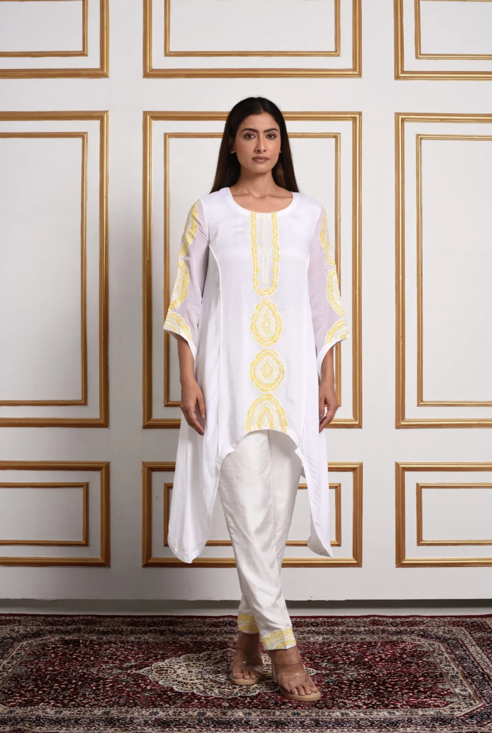 Meher Jade Botanical Kurta / Co-ord Set