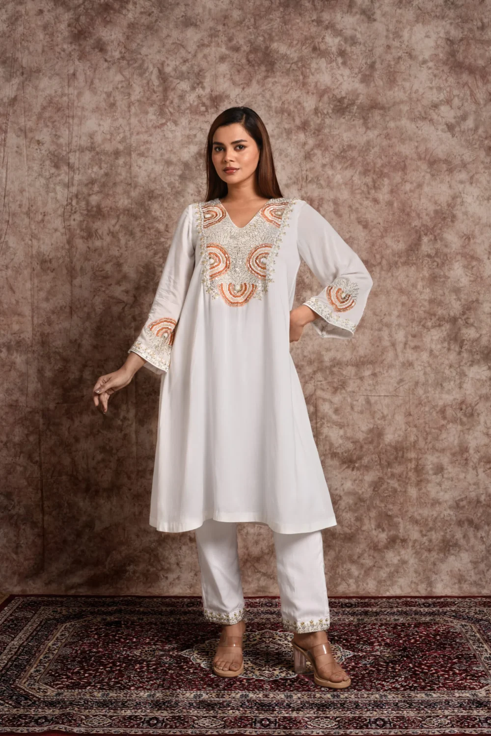 Zaira – Roseate Elegance Kurta Set with Dupatta