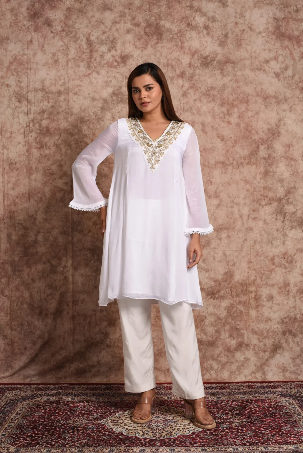 Pure Bloom Gilded Kurta Set